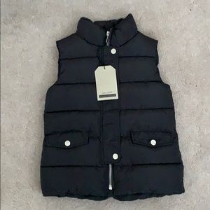 Zara girls puffer vest